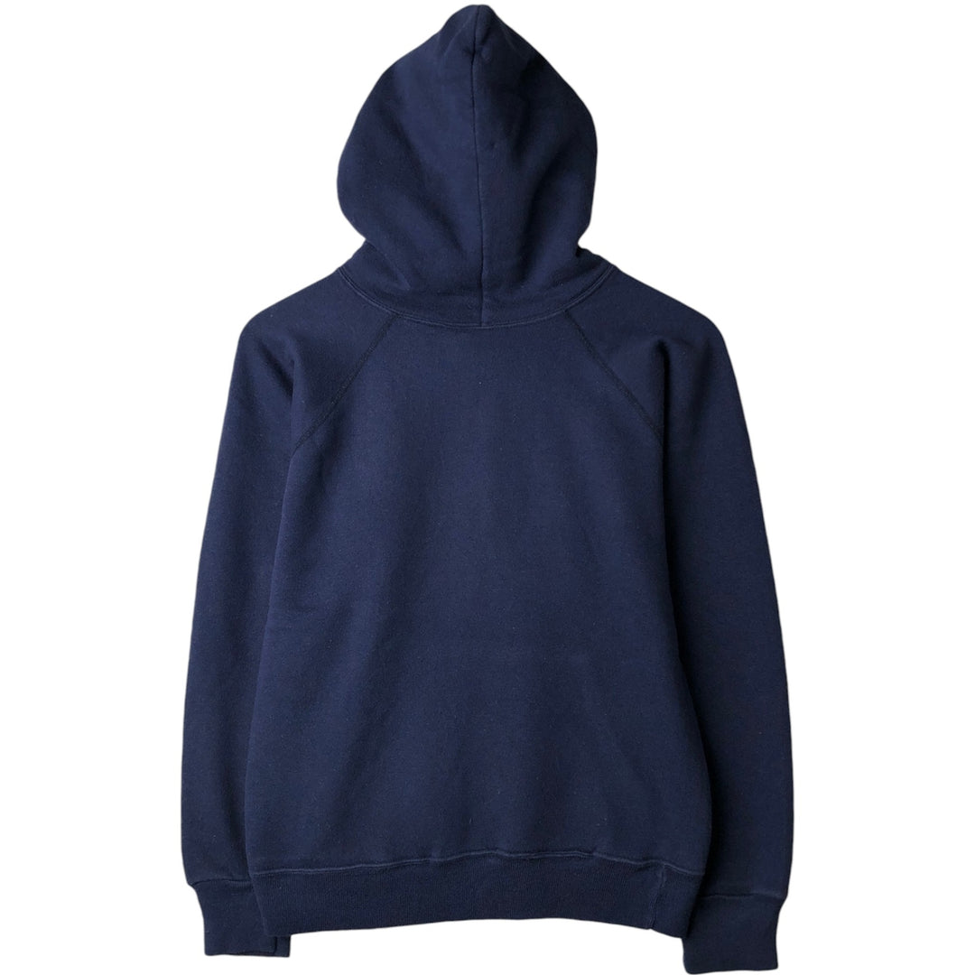 80'S Champion Tricolor Tag Triple Print College Sweatshirt Pullover Hoodie, Made in USA, Women's Size M (approx.) acrylic navy blue type Vintage Second Hand