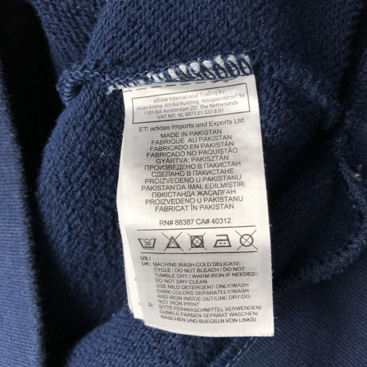 Adidas ORIGINALS sweatshirt pullover hoodie, women's size M (approx.) cotton navy blue type Vintage Second Hand