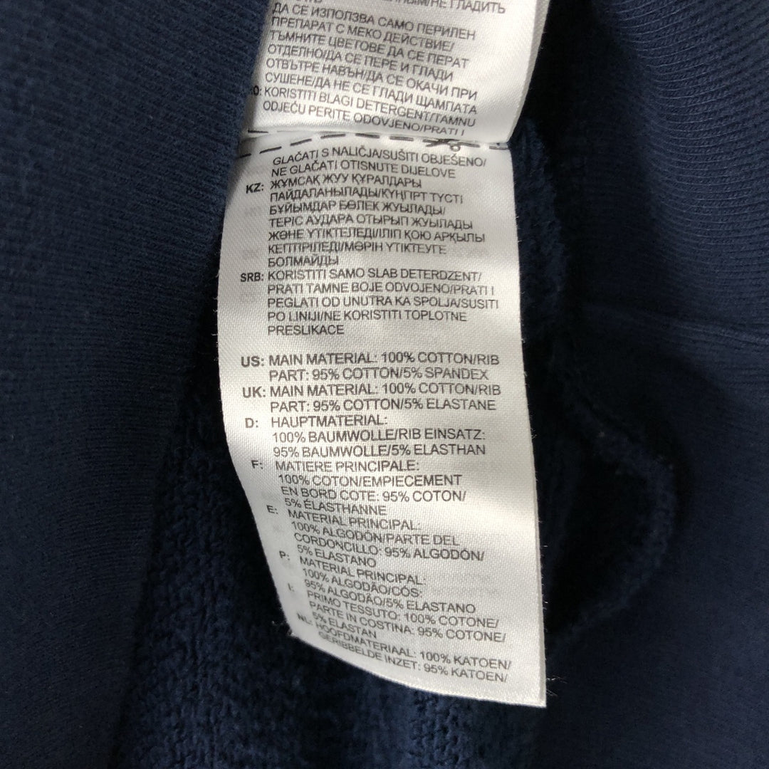 Adidas ORIGINALS sweatshirt pullover hoodie, women's size M (approx.) cotton navy blue type Vintage Second Hand