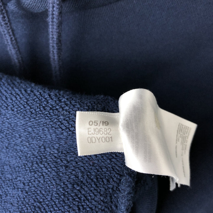 Adidas ORIGINALS sweatshirt pullover hoodie, women's size M (approx.) cotton navy blue type Vintage Second Hand