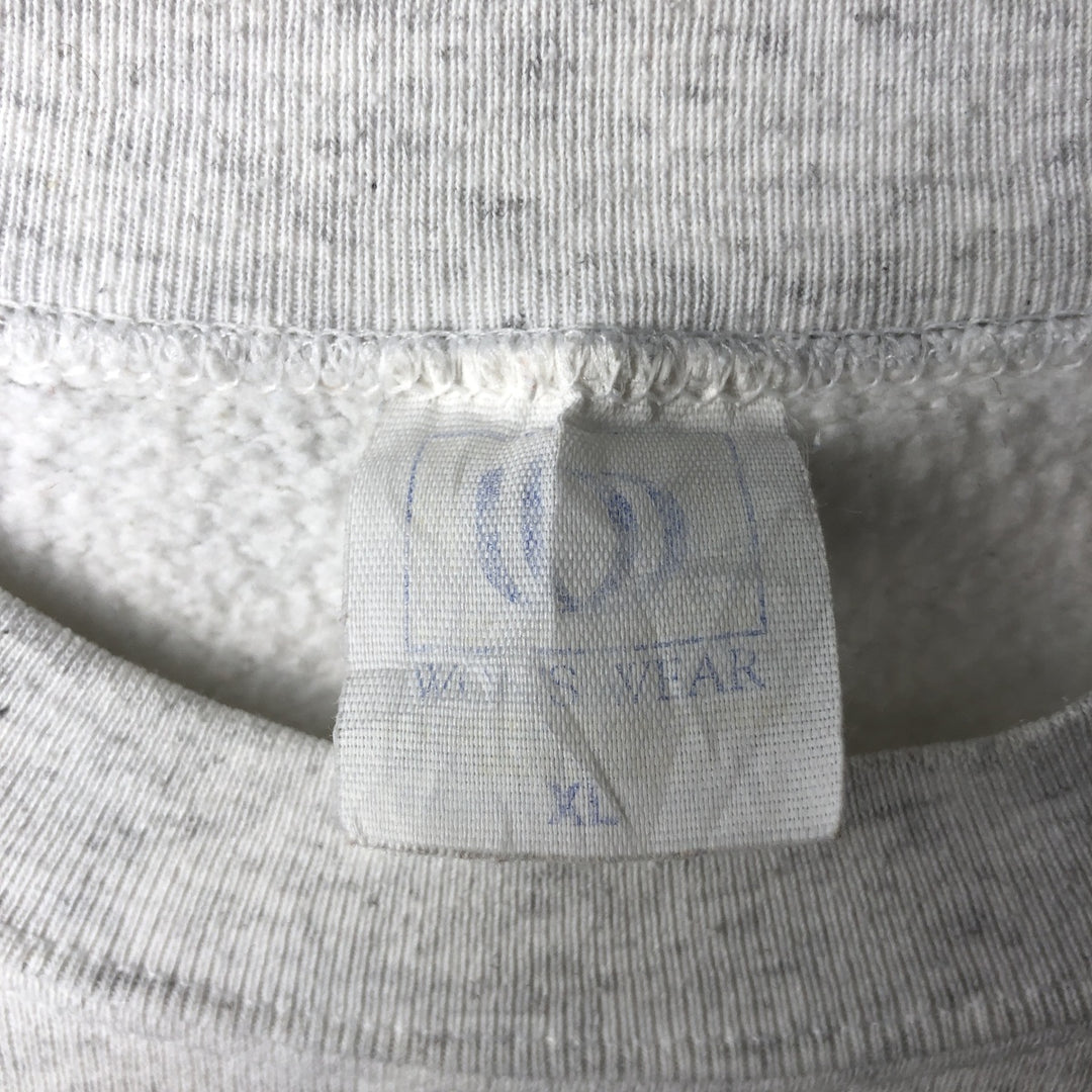 90'S WON'S WEAR Australian Cattle Dog Print Animal Sweatshirt, Women's Size XL (Equivalent), Vintage unclear gray type Vintage Second Hand
