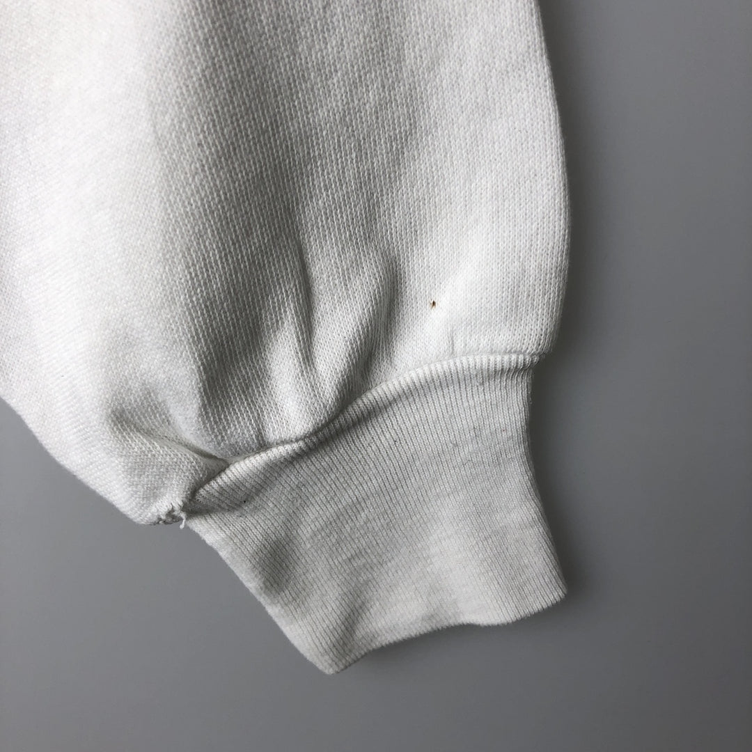 90s~ MILLER COLLIE Collie Dog Print Animal Sweatshirt, Made in USA, Women's Size S (approx.), Vintage cotton white type Vintage Second Hand