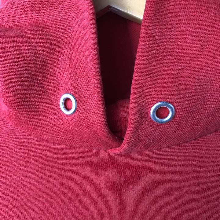 90'S MICKEY AND CO. Disney Mickey Mouse Character Sweatshirt Pullover Hoodie, Women's Size L (approx.) unclear red type Vintage Second Hand
