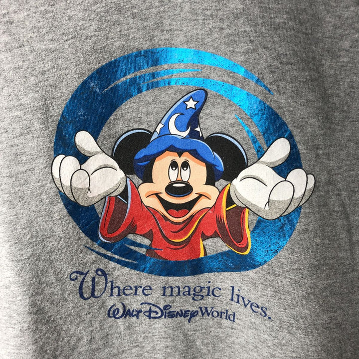 90'S Disney Mickey Mouse Character Sweatshirt Pullover Hoodie, Women's Size XL (Equivalent), Vintage unclear gray type Vintage Second Hand