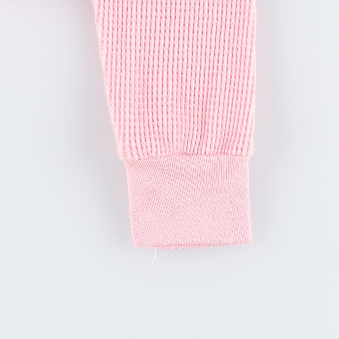 JCPenney Waffle Thermal Leggings Pants (Women's Size L) cotton pink type Vintage Second Hand
