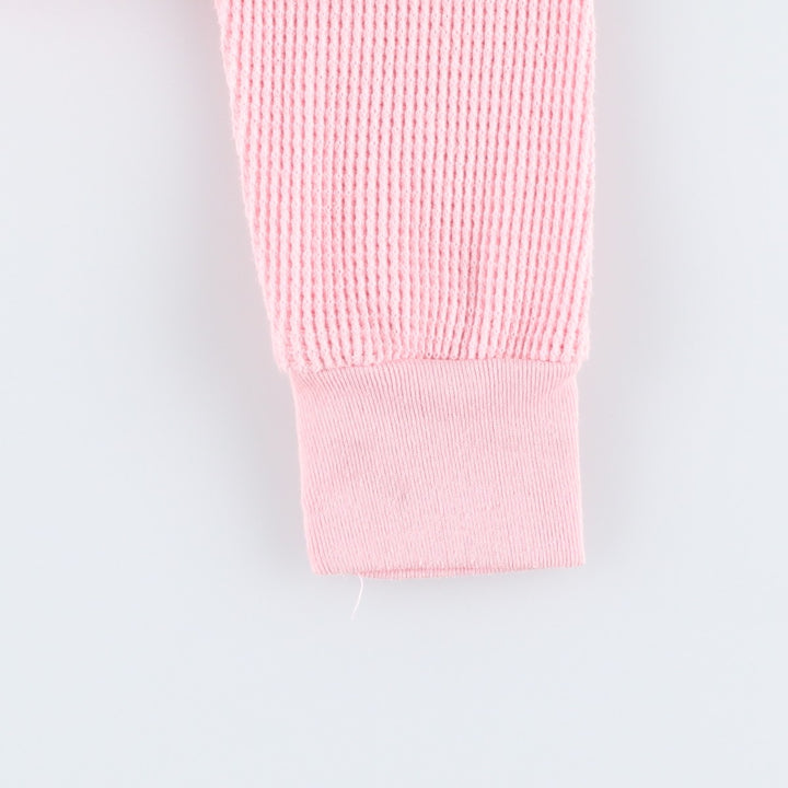 JCPenney Waffle Thermal Leggings Pants (Women's Size L) cotton pink type Vintage Second Hand
