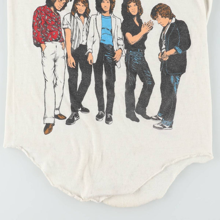~90'S REO Speedwagon 3/4 Sleeve Raglan Band T-Shirt, Women's Size XS (Vintage) unclear white type Vintage Second Hand