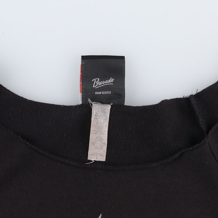 Harley-Davidson Cut-Off Motorcycle Long-Sleeve T-Shirt (Women's Size L) unclear black type Vintage Second Hand