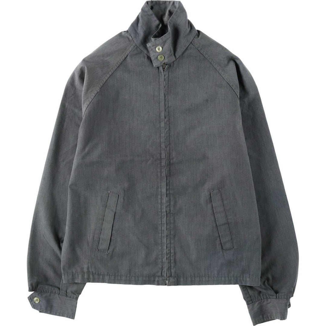 Harrington jacket, swing top, women's size XL, vintage. polyester gray type Vintage Second Hand