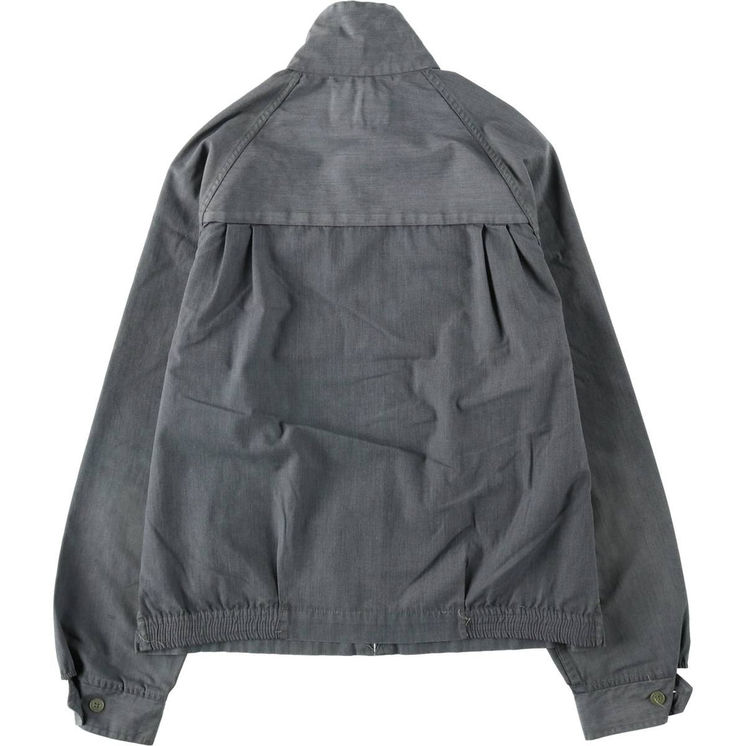 Harrington jacket, swing top, women's size XL, vintage. polyester gray type Vintage Second Hand