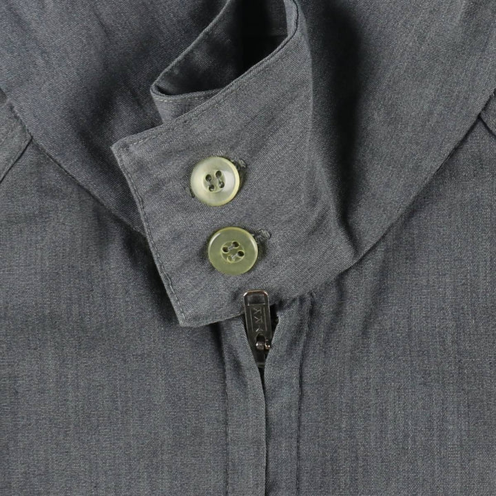 Harrington jacket, swing top, women's size XL, vintage. polyester gray type Vintage Second Hand