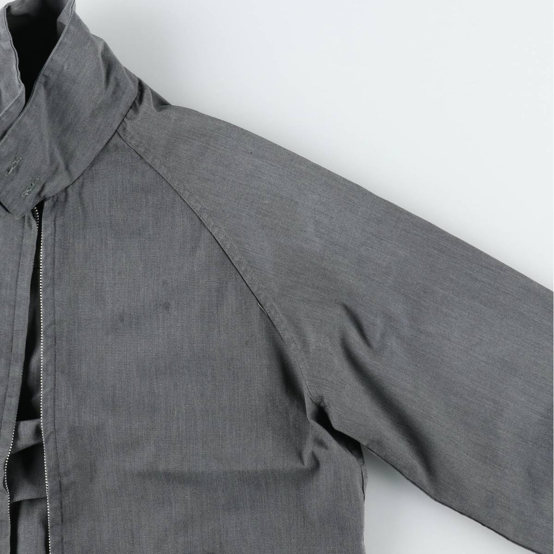 Harrington jacket, swing top, women's size XL, vintage. polyester gray type Vintage Second Hand