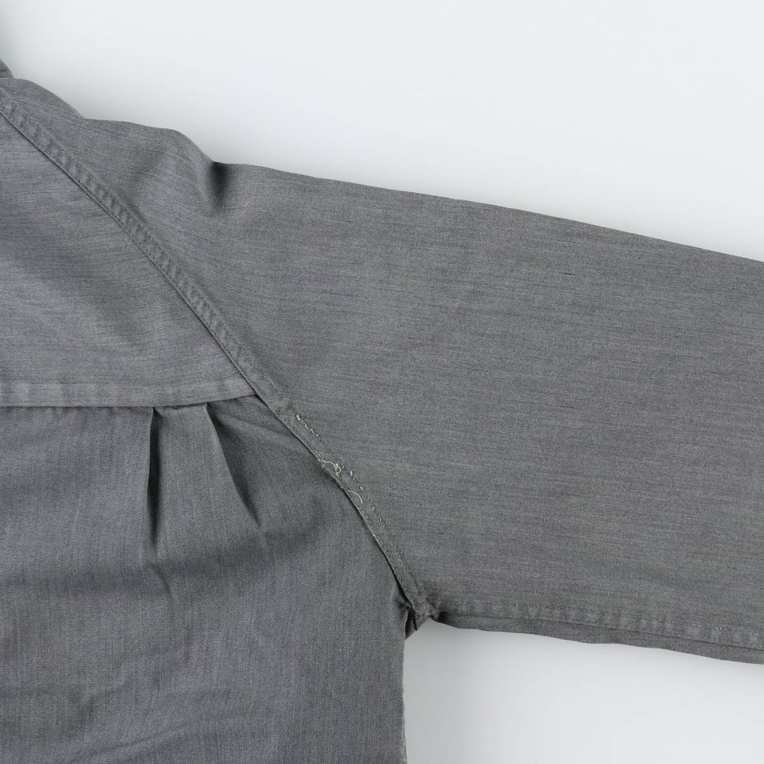 Harrington jacket, swing top, women's size XL, vintage. polyester gray type Vintage Second Hand