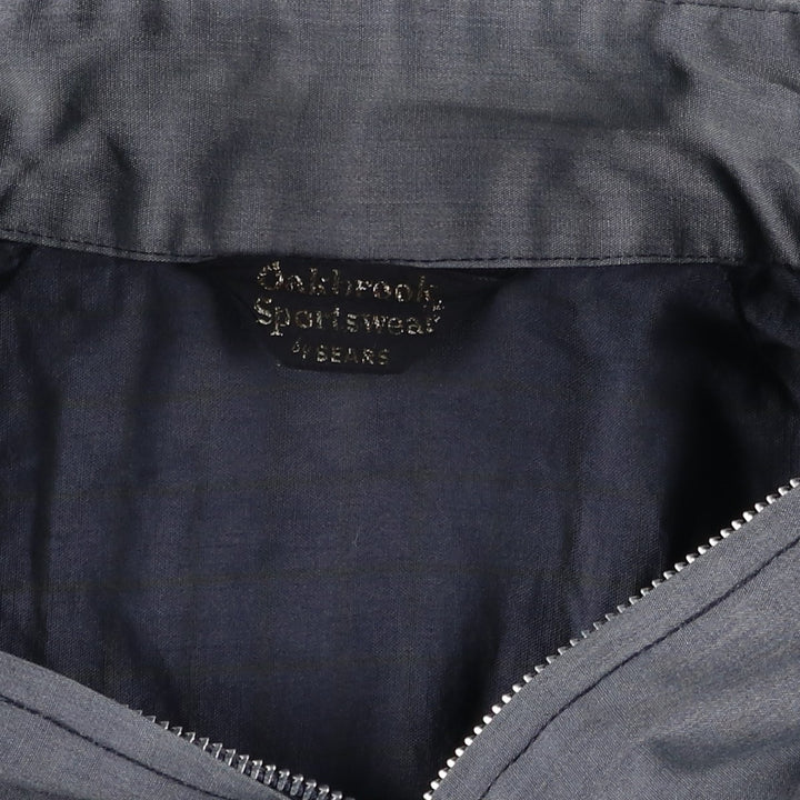 1960s-1970'S Sears OAKBROOK SPORTSWEAR Harrington Jacket Swing Top, Men's Size L (approx.), Vintage unclear gray type Vintage Second Hand