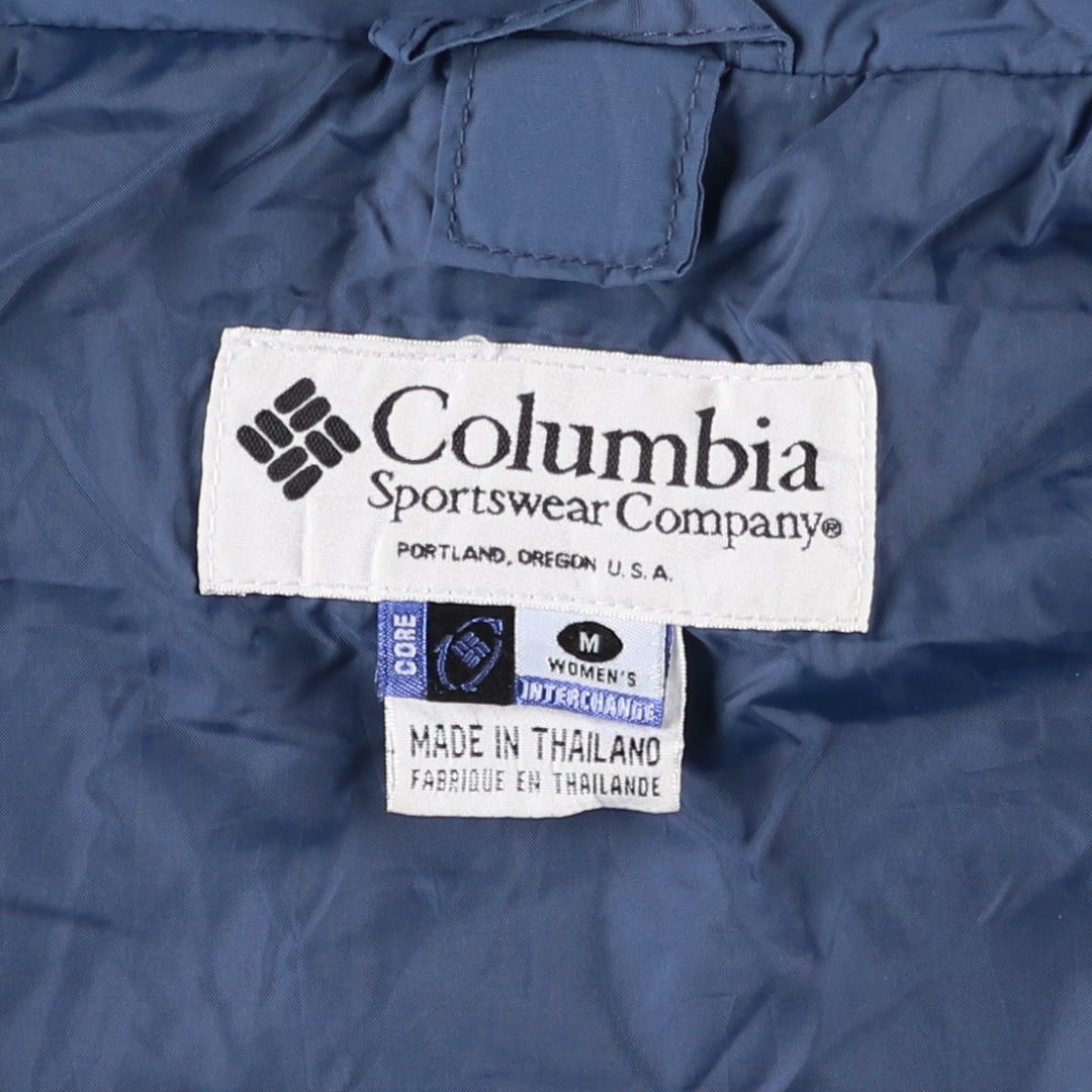 90s-00'S Columbia BUGABOO Mountain Jacket Shell Jacket Women's Size M (Vintage) Nylon blue type Vintage Second Hand