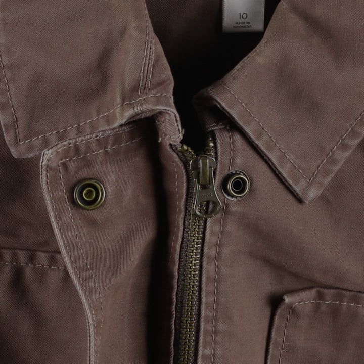 LOFT Sampling Military Jacket, Women's Size L (approx.) cotton gray type Vintage Second Hand
