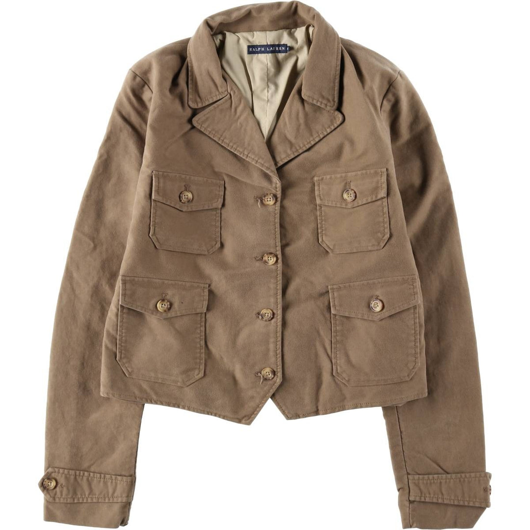 Ralph Lauren Safari Jacket, Women's Size S (approx.) unclear brown type Vintage Second Hand
