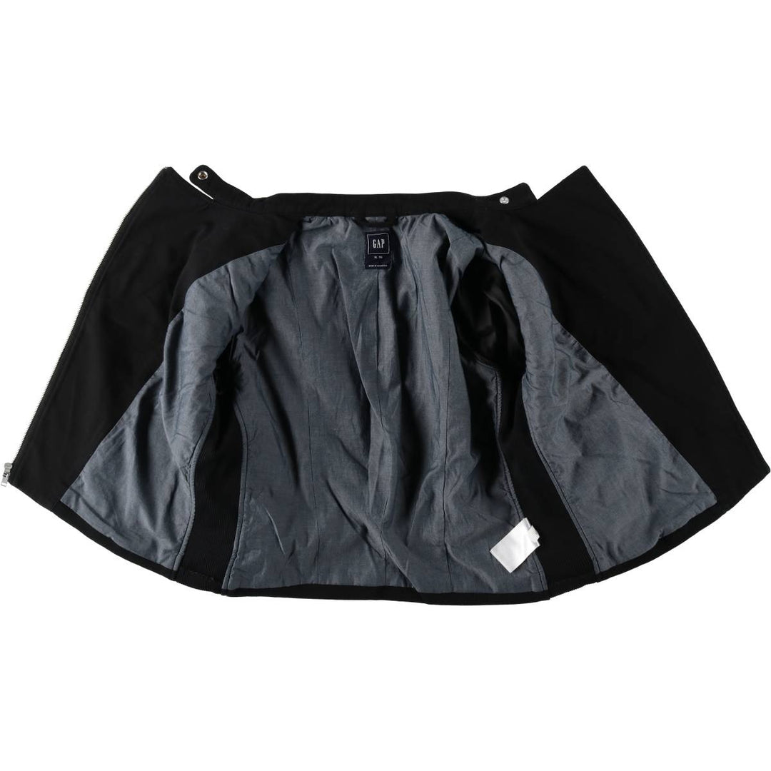 GAP Double Rider Jacket, Women's Size XL polyester black type Vintage Second Hand