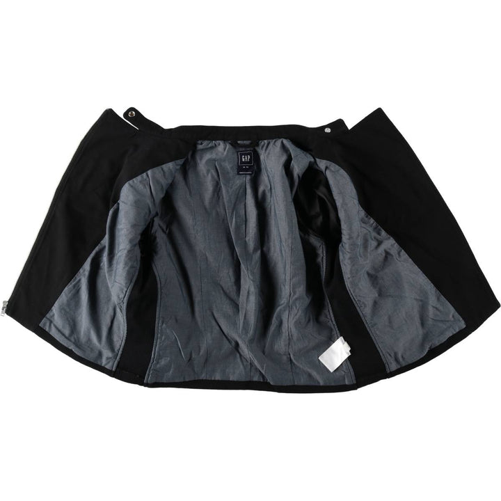 GAP Double Rider Jacket, Women's Size XL polyester black type Vintage Second Hand