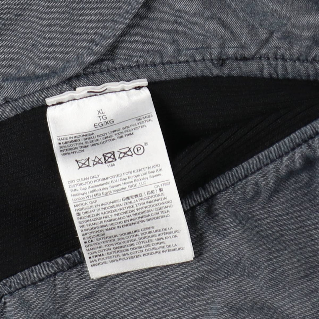 GAP Double Rider Jacket, Women's Size XL polyester black type Vintage Second Hand