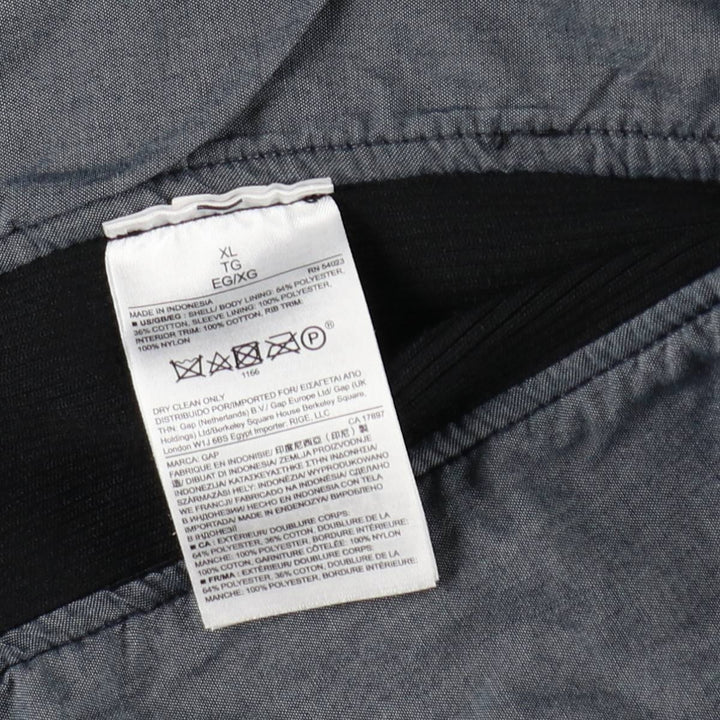GAP Double Rider Jacket, Women's Size XL polyester black type Vintage Second Hand