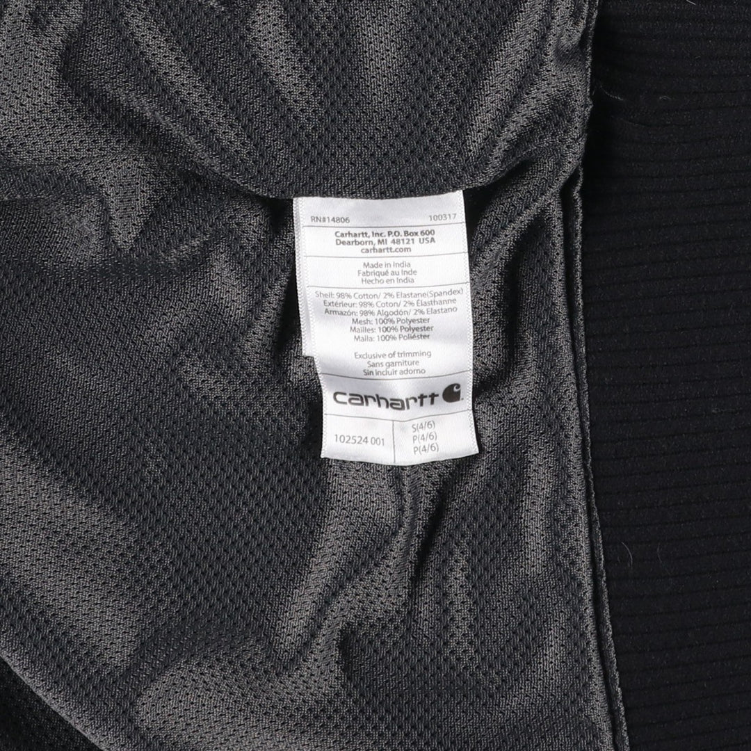 Carhartt Cotton Blouson, Women's Size M (approx.) cotton black type Vintage Second Hand
