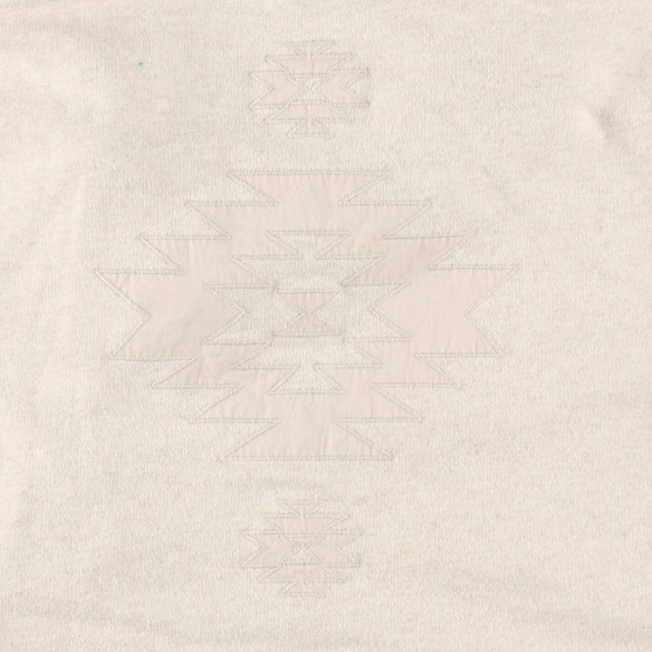 Ralph Lauren LRL LAUREN JEANS COMPANY Native Pattern Shawl Collar Knit Jacket, Women's Size XL (approx.) cotton ivory Vintage Second Hand