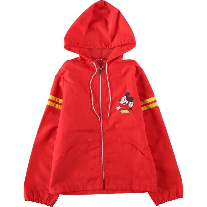 1960'S Mickey Mouse Hooded Jacket, Women's Size S (approx.), Vintage unclear red type Vintage Second Hand