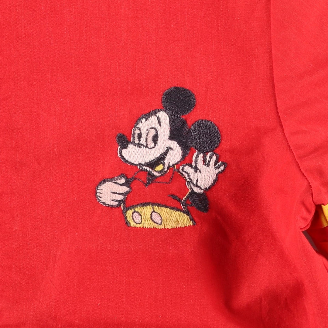 1960'S Mickey Mouse Hooded Jacket, Women's Size S (approx.), Vintage unclear red type Vintage Second Hand