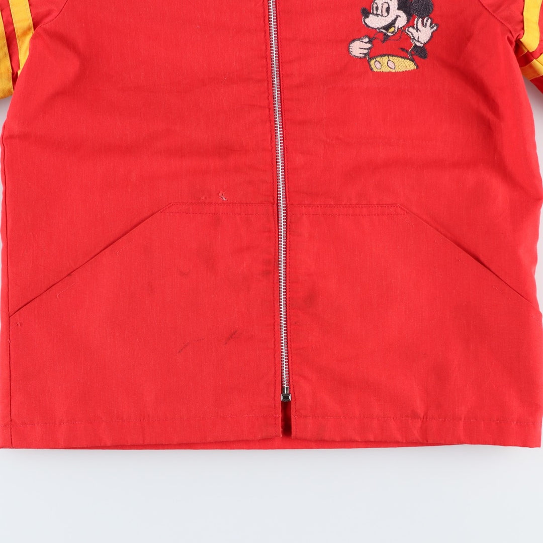 1960'S Mickey Mouse Hooded Jacket, Women's Size S (approx.), Vintage unclear red type Vintage Second Hand