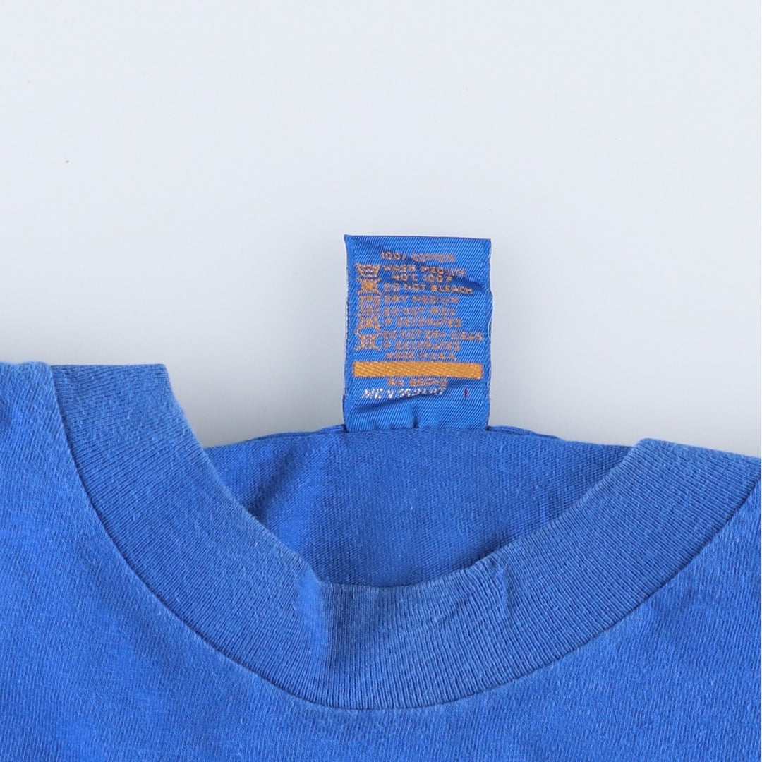 80'S Ocean Pacific Blue Tag Surf Skate T-Shirt, Made in USA, Women's Size L (Equivalent), Vintage cotton blue type Vintage Second Hand