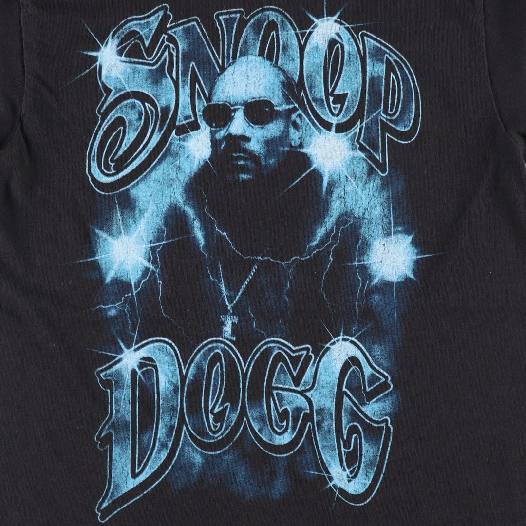Dogg Supply SNOOP DOGG Wrap T-Shirt (Women's Size S) cotton black type Vintage Second Hand