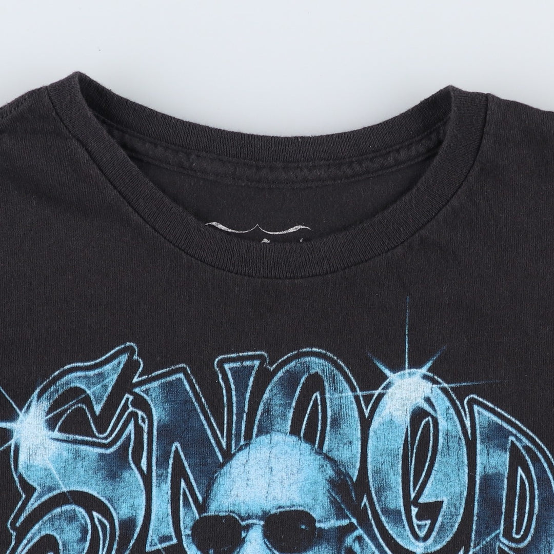 Dogg Supply SNOOP DOGG Wrap T-Shirt (Women's Size S) cotton black type Vintage Second Hand