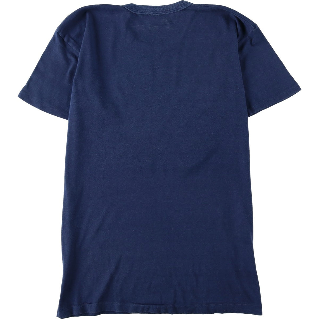 MLB NEW YORK YANKEES sports print T-shirt, women's size L (approx.), vintage. cotton navy blue type Vintage Second Hand
