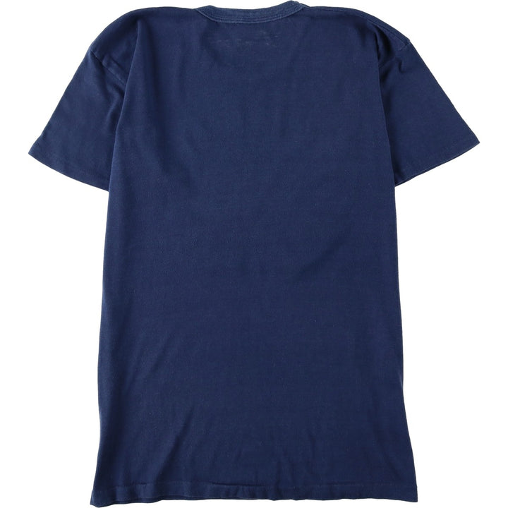 MLB NEW YORK YANKEES sports print T-shirt, women's size L (approx.), vintage. cotton navy blue type Vintage Second Hand