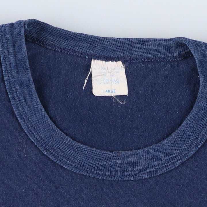 MLB NEW YORK YANKEES sports print T-shirt, women's size L (approx.), vintage. cotton navy blue type Vintage Second Hand
