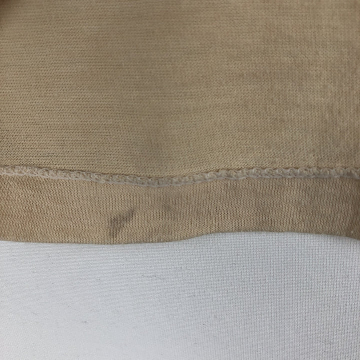80s-90'S Hanes 50 cotton Beige type Vintage Second Hand