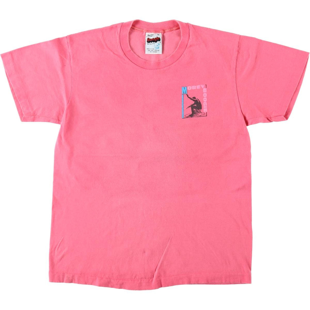 80'S Morey Boogie Surf Skate T-Shirt, Made in USA, Women's Size M (approx.), Vintage cotton pink type Vintage Second Hand