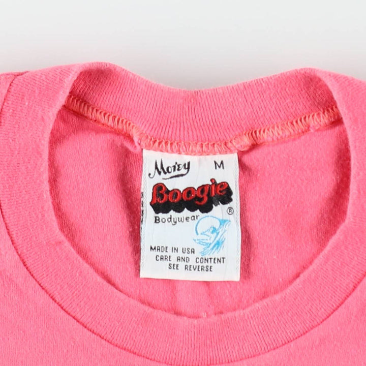 80'S Morey Boogie Surf Skate T-Shirt, Made in USA, Women's Size M (approx.), Vintage cotton pink type Vintage Second Hand