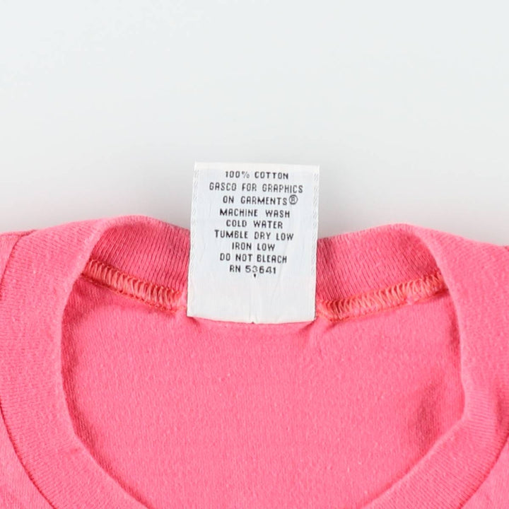 80'S Morey Boogie Surf Skate T-Shirt, Made in USA, Women's Size M (approx.), Vintage cotton pink type Vintage Second Hand