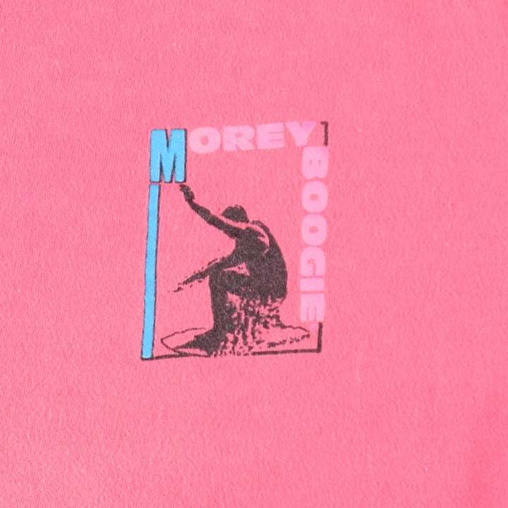 80'S Morey Boogie Surf Skate T-Shirt, Made in USA, Women's Size M (approx.), Vintage cotton pink type Vintage Second Hand