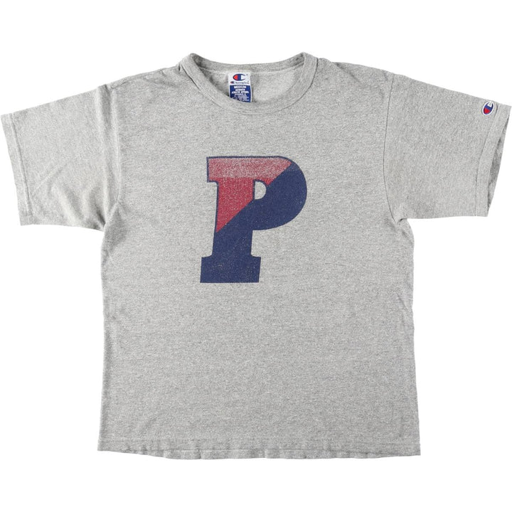 90'S Champion PENN University of Pennsylvania College Sports Print T-Shirt, Women's Size M (approx.), Vintage cotton gray type Vintage Second Hand