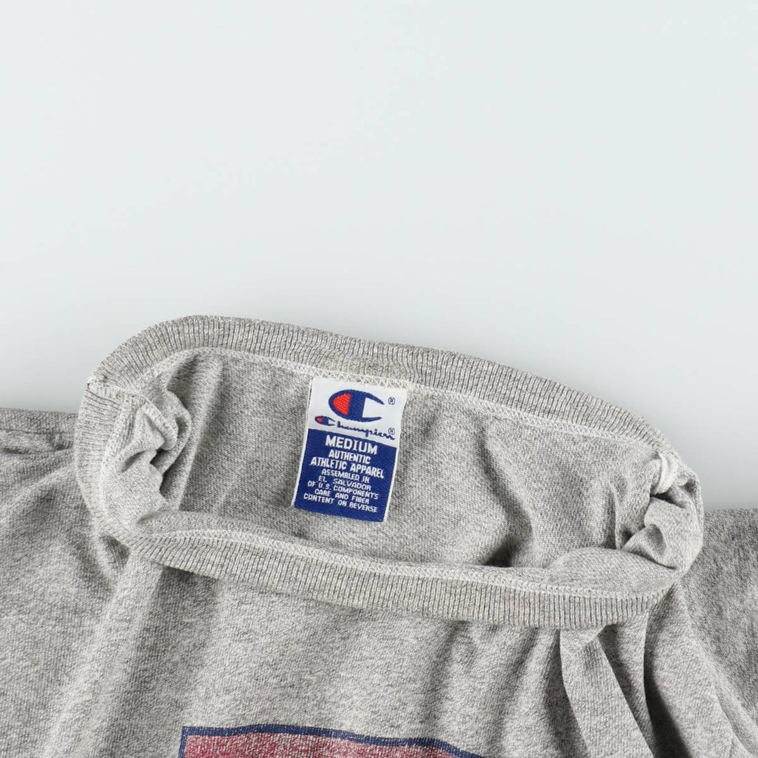 90'S Champion PENN University of Pennsylvania College Sports Print T-Shirt, Women's Size M (approx.), Vintage cotton gray type Vintage Second Hand