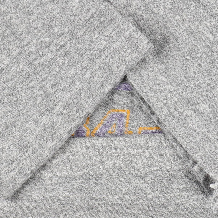 80'S TRENCH NBA Los Angeles Lakers Sports Print T-Shirt, Made in USA, Women's Size L (approx.), Vintage polyester gray type Vintage Second Hand
