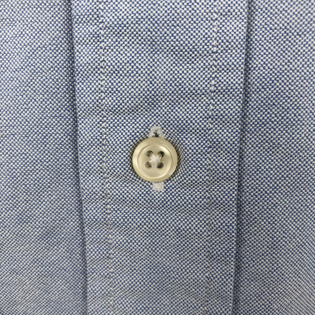Ralph Lauren YARMOUTH long sleeve button down shirt, men's size L cotton Blue type light blue Vintage Second Hand