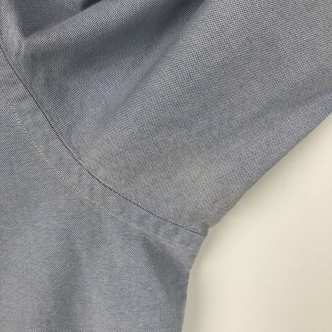 Ralph Lauren YARMOUTH long sleeve button down shirt, men's size L cotton Blue type light blue Vintage Second Hand