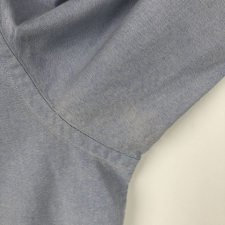 Ralph Lauren YARMOUTH long sleeve button down shirt, men's size L cotton Blue type light blue Vintage Second Hand