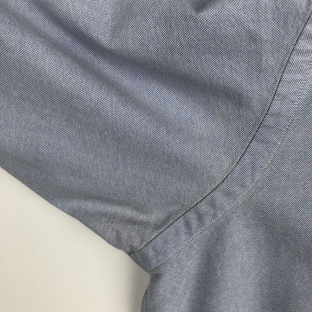 Ralph Lauren YARMOUTH long sleeve button down shirt, men's size L cotton Blue type light blue Vintage Second Hand