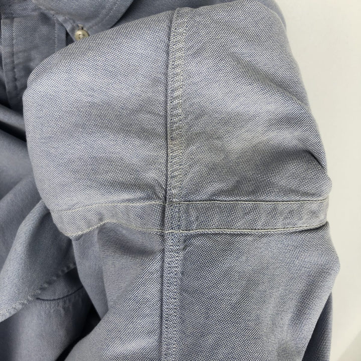 Ralph Lauren YARMOUTH long sleeve button down shirt, men's size L cotton Blue type light blue Vintage Second Hand