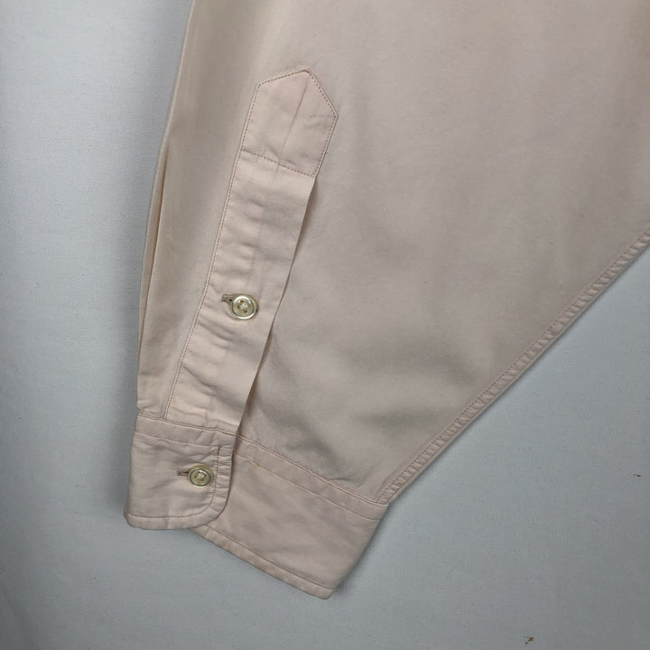 Ralph Lauren BLAKE long sleeve button down shirt, men's XL size cotton pink type Vintage Second Hand